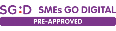FirstCom Solutions pre-approved as IMDA's SMEs Go Digital vendor, IMDA SMEs Go Digital Pre-Approved logo