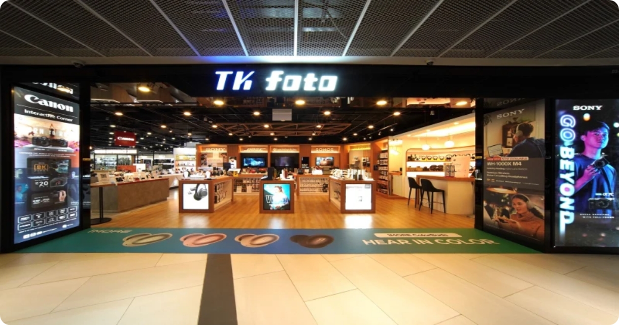 T K Foto storefront at Plaza Singapura going into e-commerce