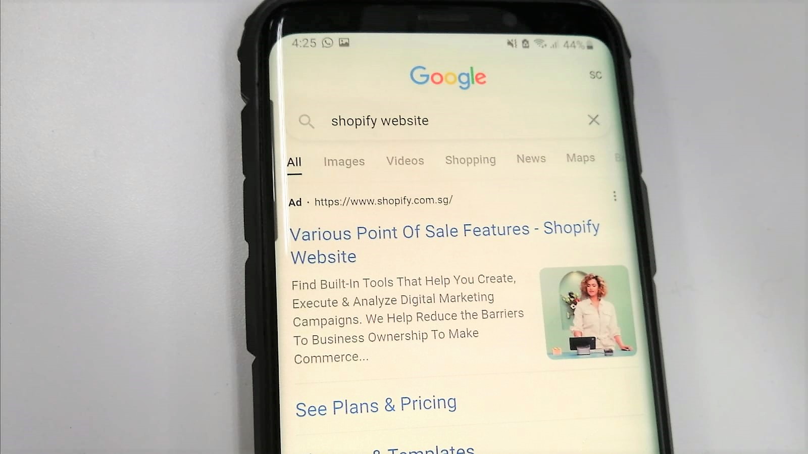 google ads shopify