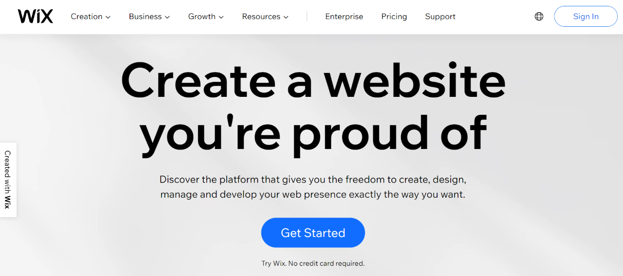 wix ecommerce website builder platform